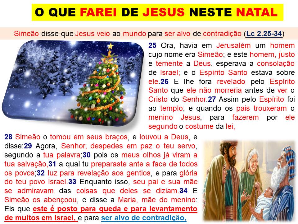 1-O que farei de Jesus neste natal